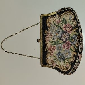 Vintage needlepoint purse